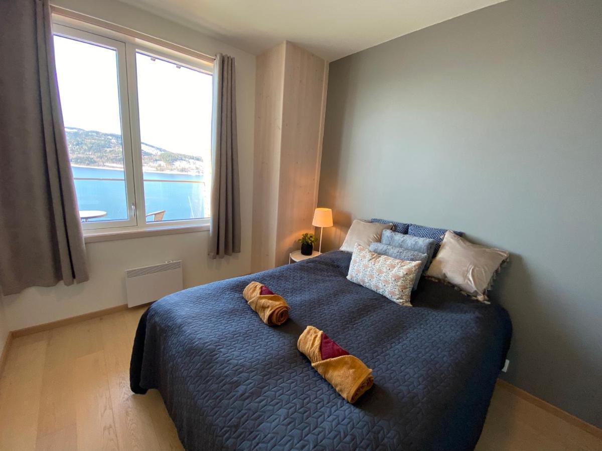 Mjos Tower Suite - Lovely Lake View Brumunddal Kültér fotó